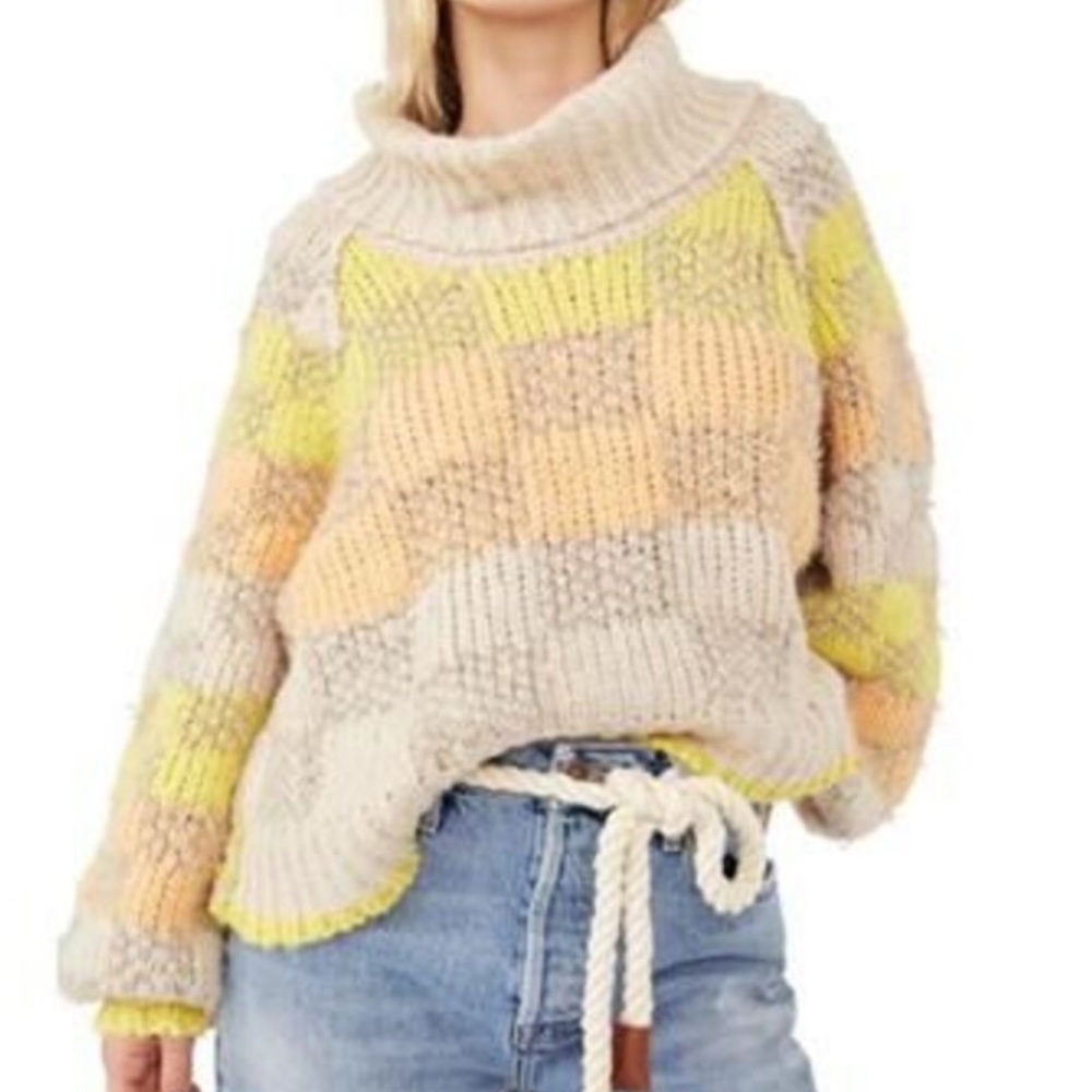 Free people check me out sweater